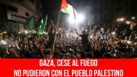 Gaza, cese al fuego/ No pudieron con el pueblo palestino