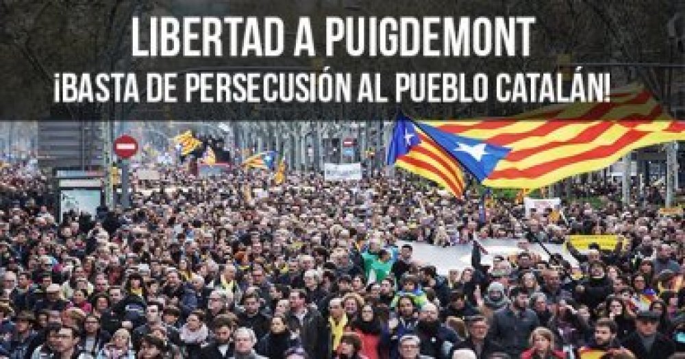 Estado español: declaración de la UIT-CI - Libertad a Puigdemont ¡Basta de persecución al pueblo catalán!