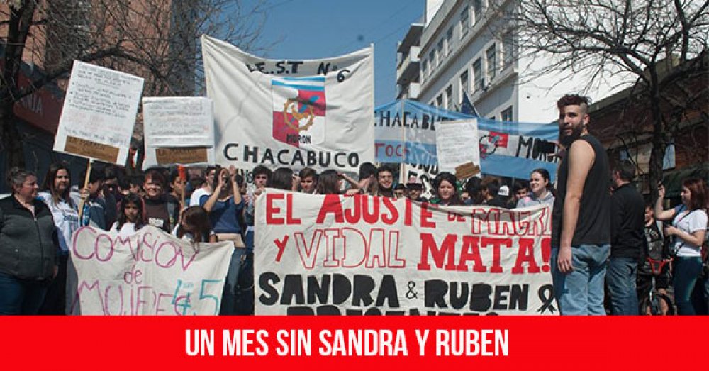 Moreno: un mes sin Sandra y Rubén