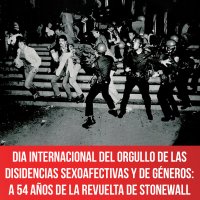 Dia internacional del orgullo de las disidencias sexoafectivas y de géneros: A 54 años de La Revuelta de Stonewall