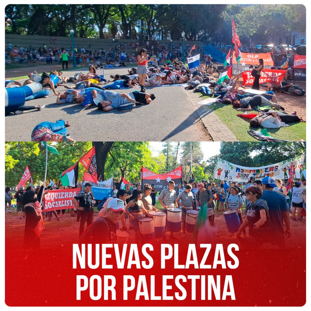 Nuevas plazas por Palestina