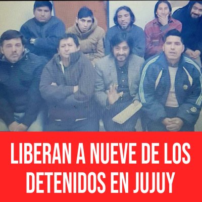 Liberan a nueve de los detenidos en Jujuy
