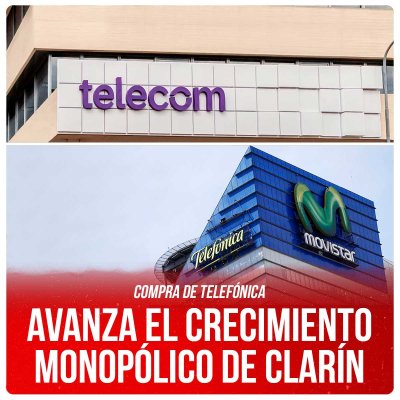 Compra de Telefónica / Avanza el crecimiento monopólico de Clarín