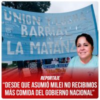 Reportaje / “Desde que asumió Milei no recibimos más comida del gobierno nacional”