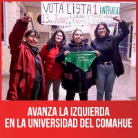 Avanza la izquierda en la universidad del Comahue