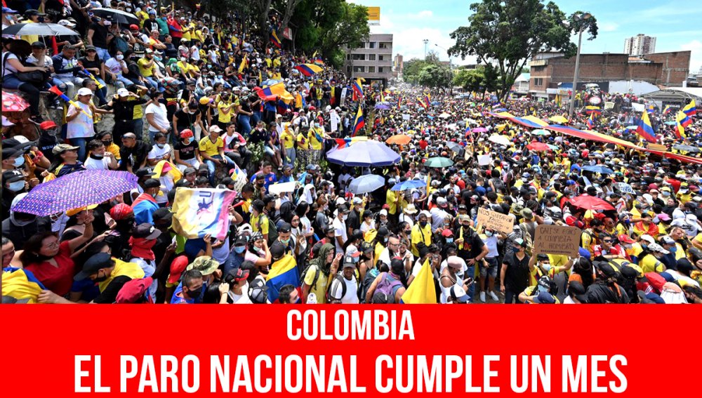 Colombia. El paro nacional cumple un mes
