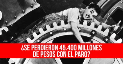 ¿Se perdieron 45.400 millones de pesos con el paro?