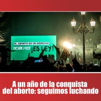 A un año de la conquista del aborto: seguimos luchando