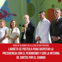Larreta lanza su candidatura presidencial y sale a disputar con el peronismo y en la interna de Juntos por el Cambio
