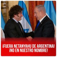 ¡Fuera Netanyahu de Argentina! ¡No en nuestro nombre!