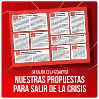 La salida es la izquierda / Nuestras propuestas para salir de la crisis