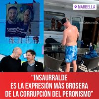 “Insaurralde es la expresión más grosera de la corrupción del peronismo”