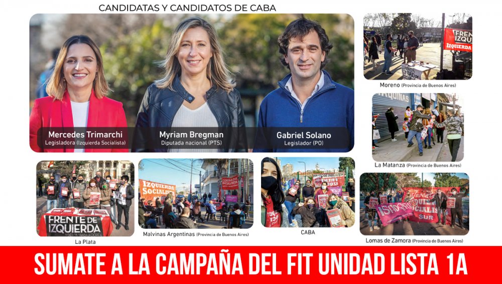 Sumate a la campaña del FIT UNIDAD Lista 1A