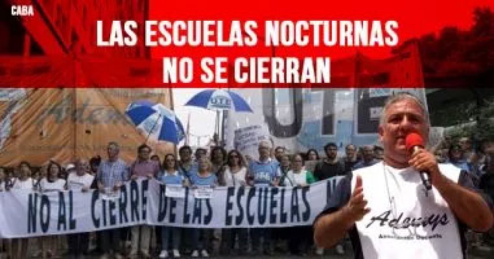 CABA: las escuelas nocturnas no se cierran