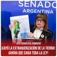 ¡Este jueves 6 al Congreso! ¡Cayó la extranjerización de la tierra! ¡Ahora que caiga toda la ley!