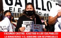 Facundo Castro. ¡Castigo a los culpables! La bonaerense y el gobierno son responsables