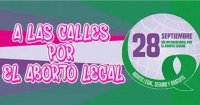 A las calles por el aborto legal