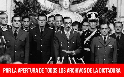 Por la apertura de todos los archivos de la dictadura