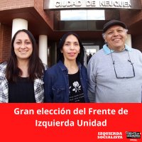 Neuquén, 8,87% de los votos - Gran elección del Frente de Izquierda Unidad