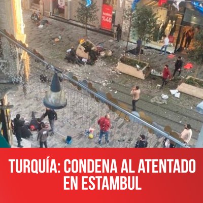 Turquía: Condena al atentado en Estambul