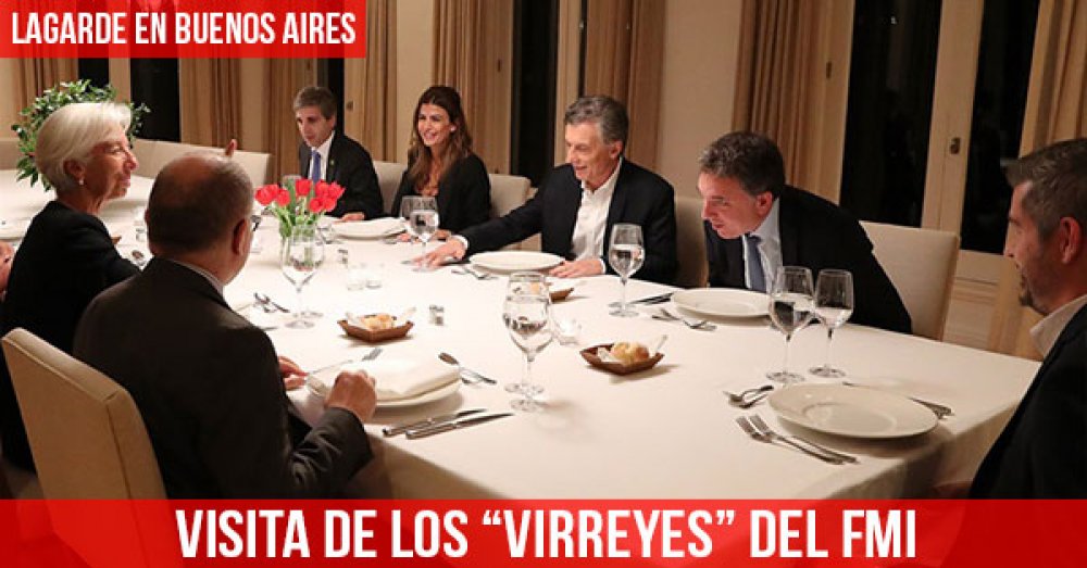 Lagarde en Buenos Aires: Visita de los “virreyes” del FMI