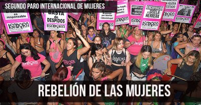 8M Segundo Paro Internacional de Mujeres: Rebelión de las mujeres