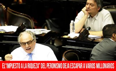 El “impuesto a la riqueza” del peronismo deja escapar a varios millonarios