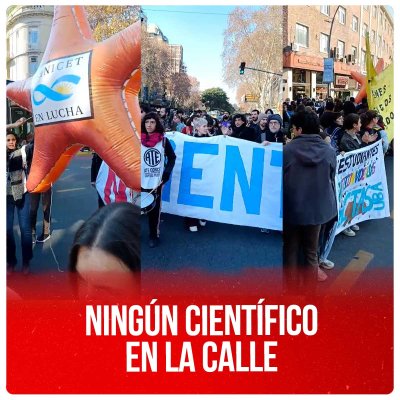 Ningún científico en la calle