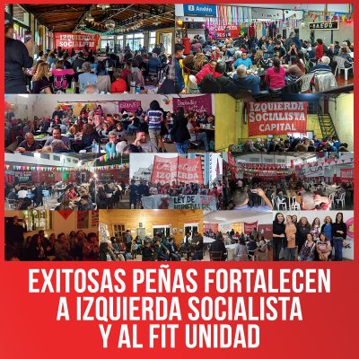 Exitosas peñas fortalecen a Izquierda Socialista y al Fit Unidad