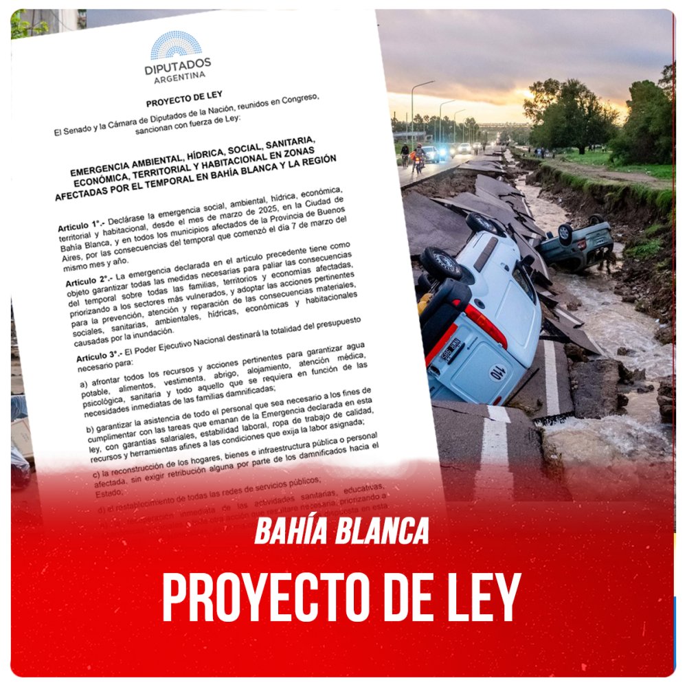 Bahía Blanca / Proyecto de Ley