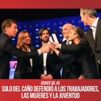 Debate Bs. As. / Solo Del Caño defendió a los trabajadores, las mujeres y la juventud