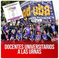 Docentes Universitarios a las urnas