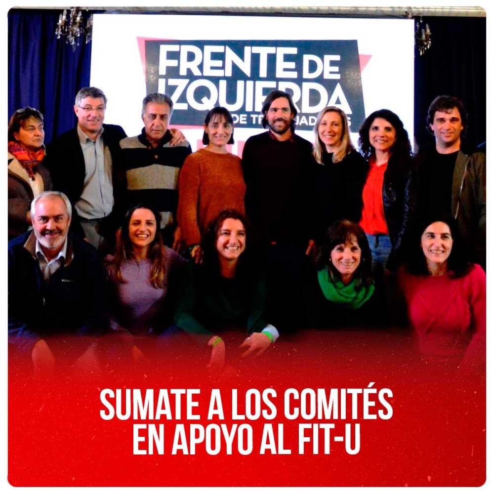 Sumate a los comités en apoyo al FIT-U