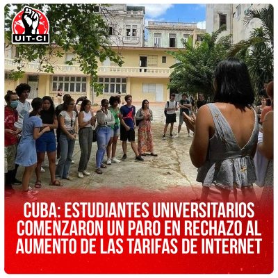 Cuba: Estudiantes universitarios comenzaron un paro en rechazo al aumento de las tarifas de Internet