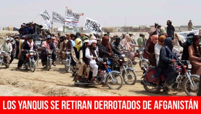 Los yanquis se retiran derrotados de Afganistán