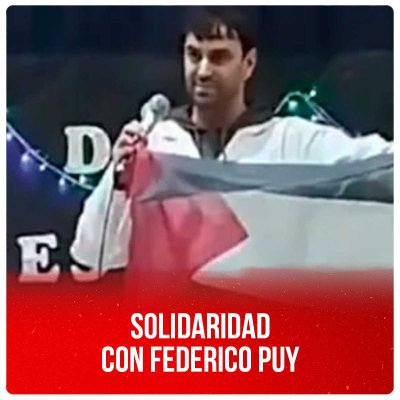 Solidaridad con Federico Puy