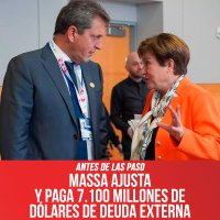 Antes de las PASO / Massa ajusta y paga 7.100 millones de dólares de deuda externa