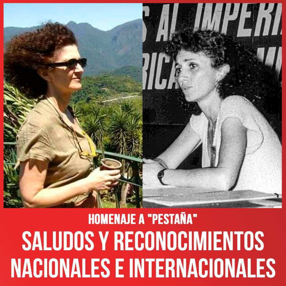 Homenaje a "Pestaña" / Saludos y reconocimientos nacionales e internacionales