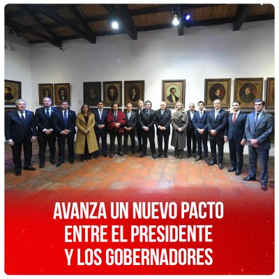 Avanza un nuevo pacto entre el presidente y los gobernadores