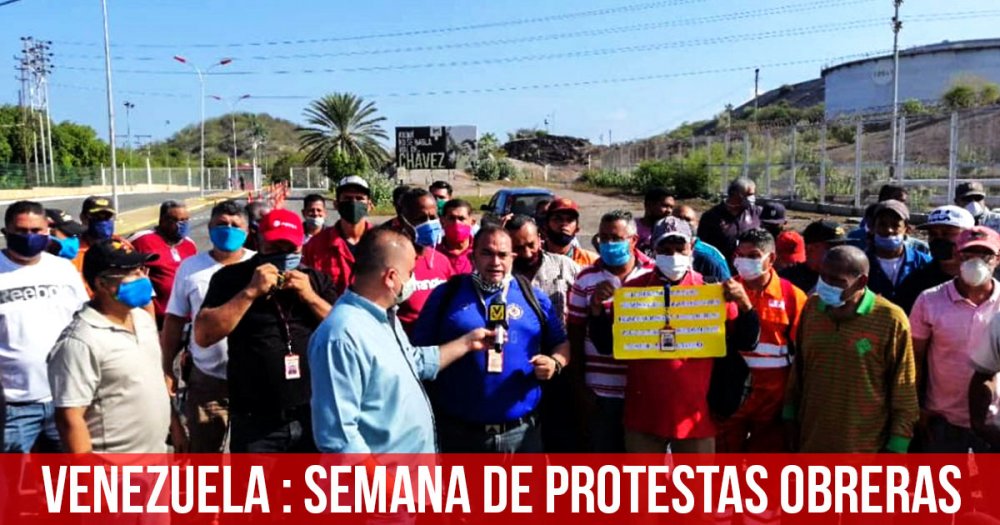 Venezuela: semana de protestas obreras