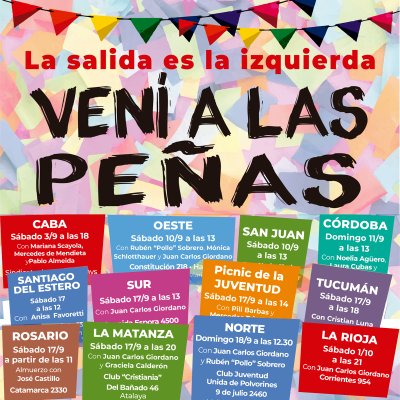 La salida es la izquierda / Vení a las peñas
