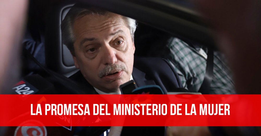 La promesa del Ministerio de la Mujer