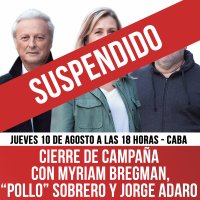 Cierre de campaña con Myriam Bregman, “Pollo” Sobrero y Jorge Adaro