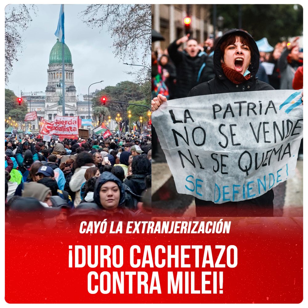 Cayó la extranjerización / ¡Duro cachetazo contra Milei!