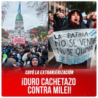 Cayó la extranjerización / ¡Duro cachetazo contra Milei!