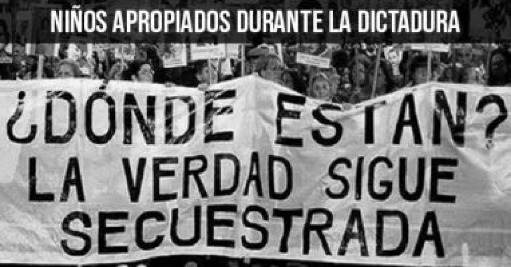 Niños apropiados durante la dictadura