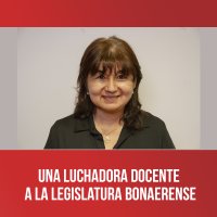 Una luchadora docente a la legislatura bonaerense