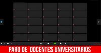 Paro de docentes universitarios