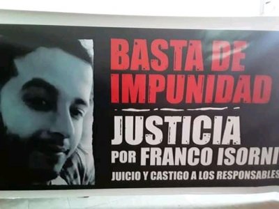 Justicia por Franco Isorni ¡Castigo a los responsables!