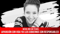 Medio año sin Tehuel ¡Aparición con vida ya! ¡Los gobiernos son responsables!